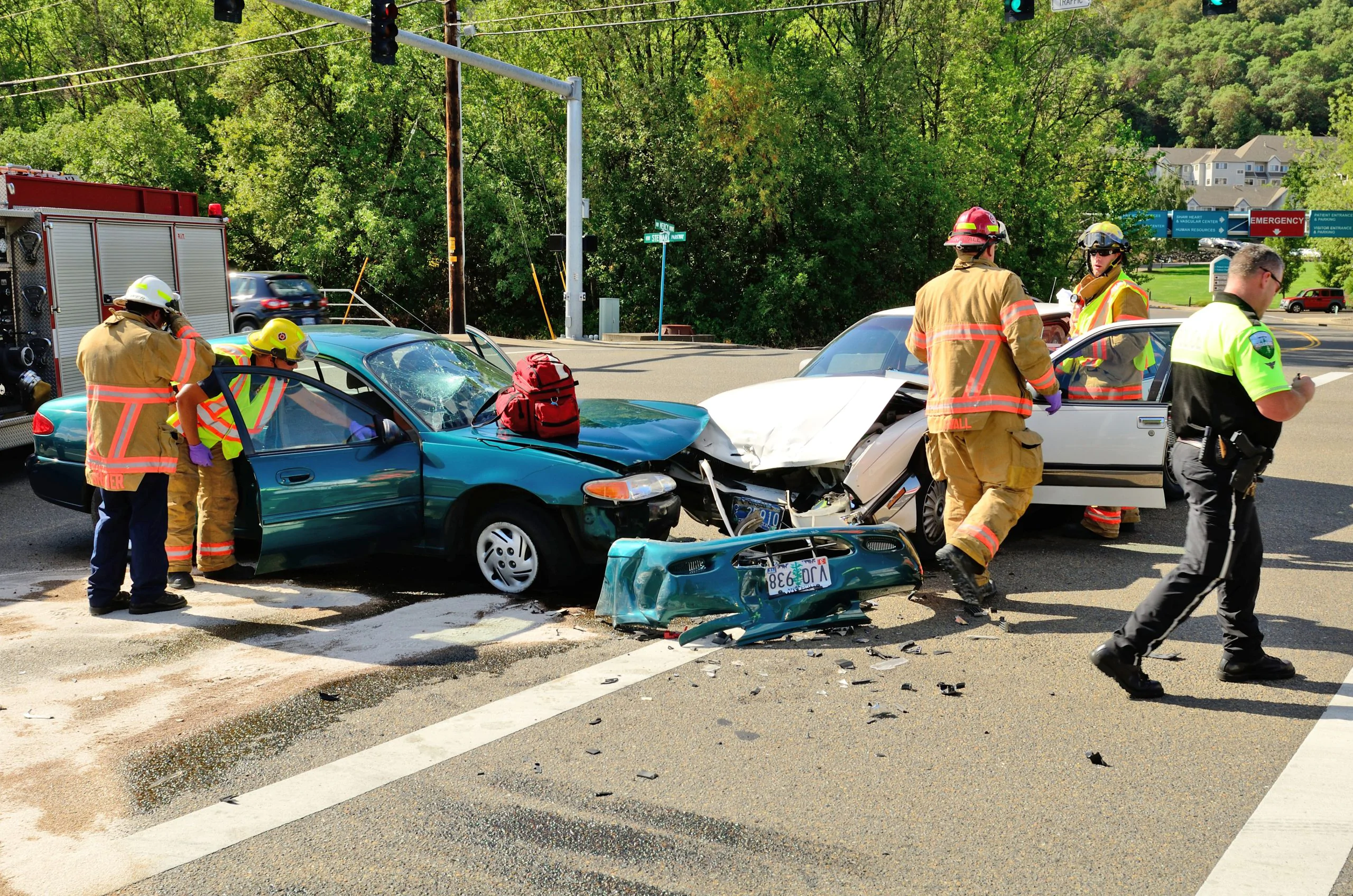 Lesiones en accidentes de intersección en Nueva York