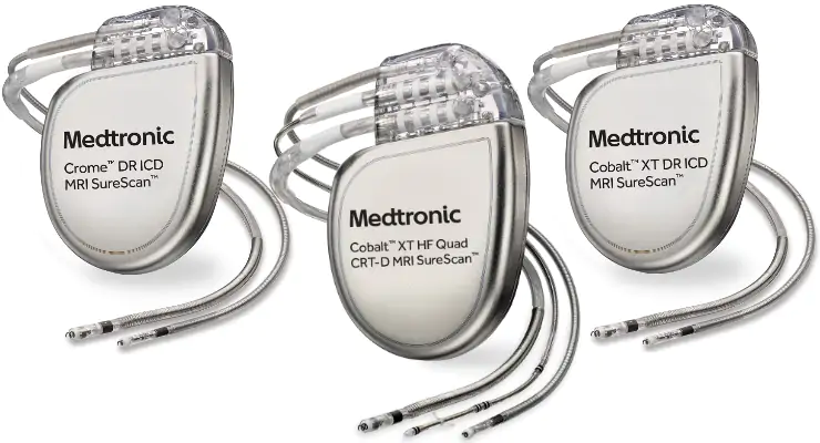 defective implantable defibrillators from Medtronic