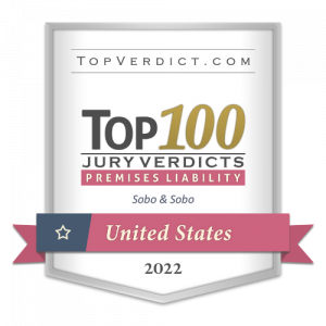 Sobo & Sobo Personal Injury Lawyers top 100 premises liability verdicts in the united states award
