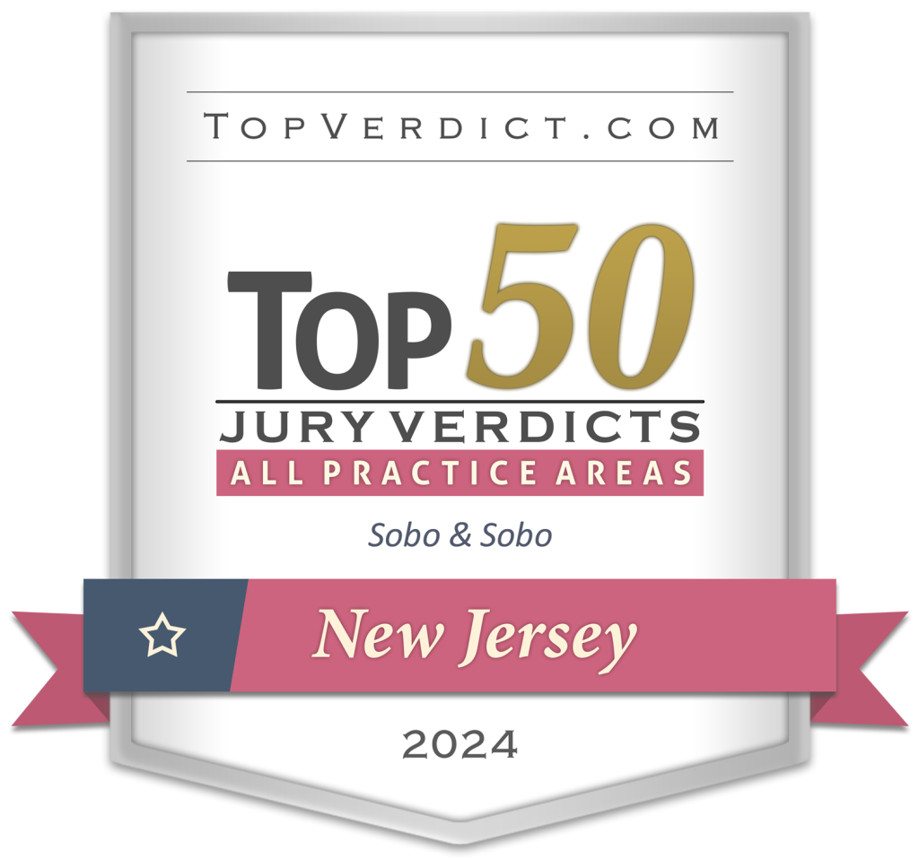 Sobo &amp; Sobo gana los 50 veredictos más importantes en Nueva Jersey, 2024