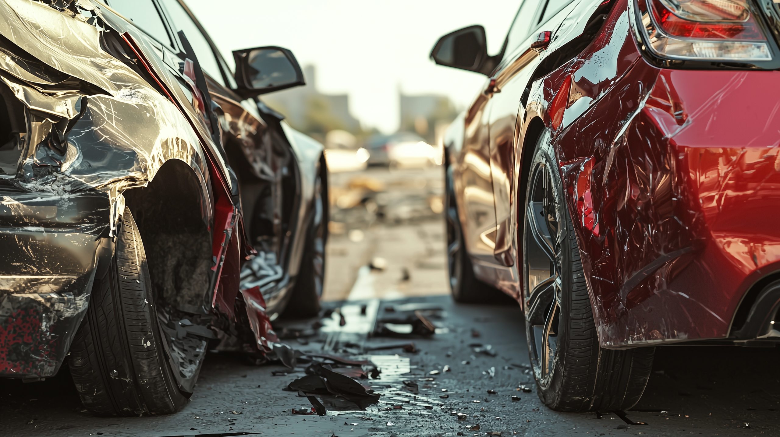 sideswipe car accident
