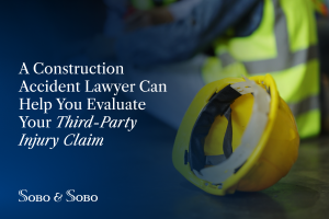 construction accident lawyer evaluating injury claim with worker for third party lawsuit