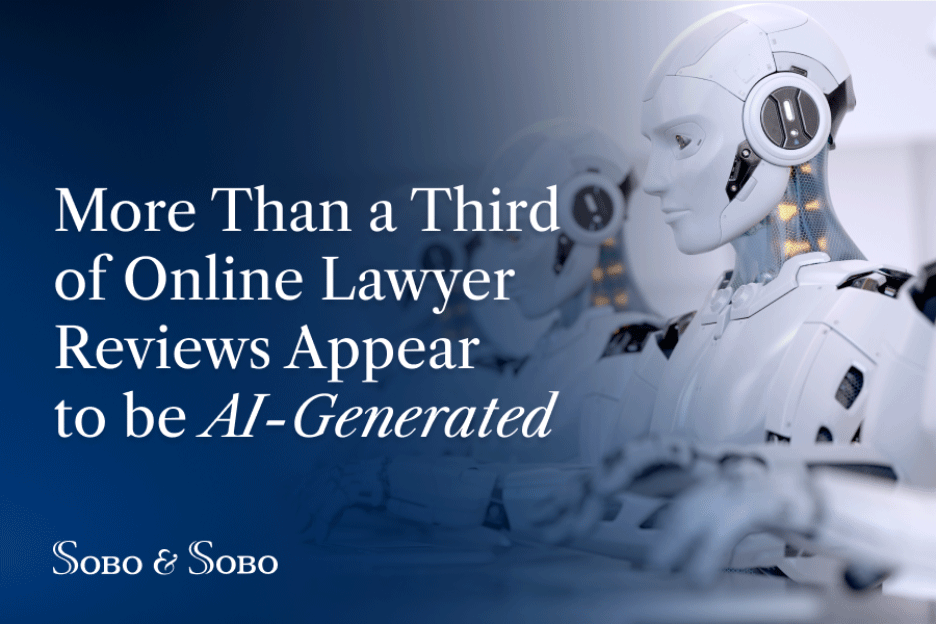 More Than a Third of Online Lawyer Reviews Appear To Be AI-Generated