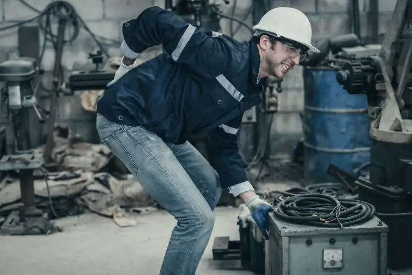worksite injury victim