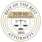 top 10 injury law firm award